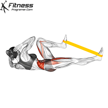 Band Bicycle Crunch Diagram